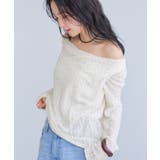 【WEB限定】レース長袖ドレープカットソー | VIS  | 詳細画像1 