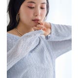 【WEB限定】レース長袖ドレープカットソー | VIS  | 詳細画像20 