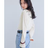 【WEB限定】レース長袖ドレープカットソー | VIS  | 詳細画像6 