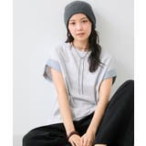 【WEB限定】天竺袖配色Tシャツ | VIS  | 詳細画像6 