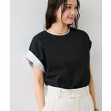 【WEB限定】天竺袖配色Tシャツ | VIS  | 詳細画像8 
