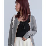 【WEB限定】リネンタッチ配色シアーカーディガン | VIS  | 詳細画像10 