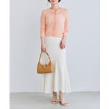 【WEB限定】リネンタッチ配色シアーカーディガン | VIS  | 詳細画像3 