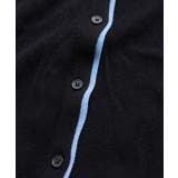 【WEB限定】リネンタッチ配色シアーカーディガン | VIS  | 詳細画像33 