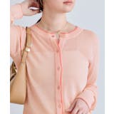 【WEB限定】リネンタッチ配色シアーカーディガン | VIS  | 詳細画像6 