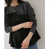【WEB限定】ビスチェドッキングペプラムロングスリーブTシャツ | VIS | 詳細画像10