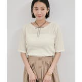 シーアベロア5部袖プルオーバー | VIS  | 詳細画像12 