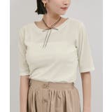 シーアベロア5部袖プルオーバー | VIS  | 詳細画像13 