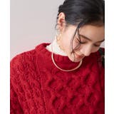 【WEB限定】ローゲージケーブルクロップドニット | VIS | 詳細画像24