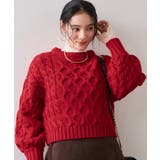 【WEB限定】ローゲージケーブルクロップドニット | VIS | 詳細画像25