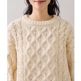 【WEB限定】ローゲージケーブルクロップドニット | VIS | 詳細画像32