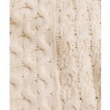 【WEB限定】ローゲージケーブルクロップドニット | VIS | 詳細画像39