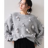 【WEB限定】ゆるっとボリュームリボンモチーフニット | VIS | 詳細画像12