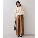 【WEB限定】ゆるっとボリュームリボンモチーフニット | VIS | 詳細画像2