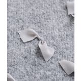 【WEB限定】ゆるっとボリュームリボンモチーフニット | VIS | 詳細画像21