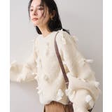 【WEB限定】ゆるっとボリュームリボンモチーフニット | VIS | 詳細画像5