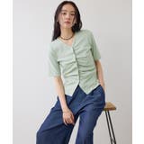 【WEB限定】フロントシャーリングトップス | VIS | 詳細画像12