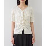 【WEB限定】フロントシャーリングトップス | VIS | 詳細画像25