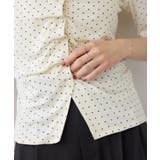 【WEB限定】フロントシャーリングトップス | VIS | 詳細画像6