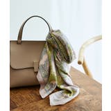 ピンク(63) | 90cmオリエンタル柄スカーフ | VIS 