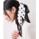 ドット柄スカーフ 70×70cm | VIS  | 詳細画像2 