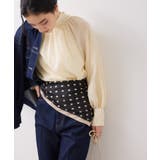 ブラック系(02) | ドット柄スカーフ 70×70cm | VIS 