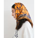 ポムグラネイト柄スカーフ70cm | VIS | 詳細画像4