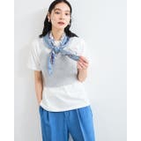 ポムグラネイト柄スカーフ70cm | VIS | 詳細画像6