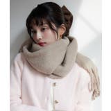 ふわふわフリンジマフラー/静電気防止 | VIS  | 詳細画像14 