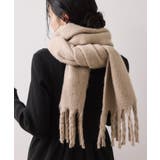 ふわふわフリンジマフラー/静電気防止 | VIS  | 詳細画像15 