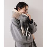 ふわふわフリンジチェックマフラー/静電気防止 | VIS  | 詳細画像12 