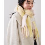 ふわふわフリンジチェックマフラー/静電気防止 | VIS  | 詳細画像14 