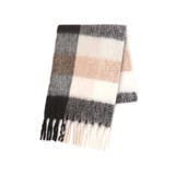 ふわふわフリンジチェックマフラー/静電気防止 | VIS  | 詳細画像22 