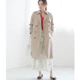 【花粉ガード＆撥水加工】キルトライナー付きトレンチコート | VIS  | 詳細画像16 