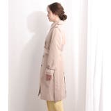 【花粉ガード＆撥水加工】キルトライナー付きトレンチコート | VIS  | 詳細画像2 