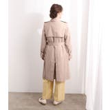 【花粉ガード＆撥水加工】キルトライナー付きトレンチコート | VIS  | 詳細画像3 