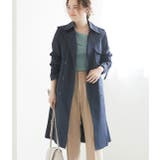 ネイビー(40) | 【花粉ガード＆撥水加工】キルトライナー付きトレンチコート | VIS 