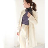 【ドラマ着用】エコスエードノーカラージップアップコート | VIS  | 詳細画像1 