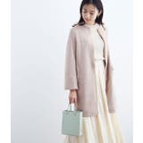 【ドラマ着用】エコスエードノーカラージップアップコート | VIS  | 詳細画像2 