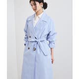 【定番人気】【撥水/UVケア】後ろタックトレンチコート スプリングコート | VIS  | 詳細画像14 