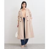 【定番人気】【撥水/UVケア】後ろタックトレンチコート スプリングコート | VIS  | 詳細画像2 