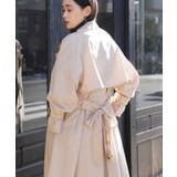 【定番人気】【撥水/UVケア】後ろタックトレンチコート スプリングコート | VIS  | 詳細画像21 