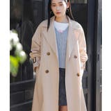 【定番人気】【撥水/UVケア】後ろタックトレンチコート スプリングコート | VIS  | 詳細画像24 