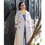 【定番人気】【撥水/UVケア】後ろタックトレンチコート スプリングコート | VIS  | 詳細画像25 