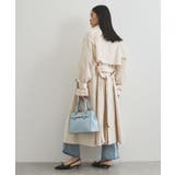 【定番人気】【撥水/UVケア】後ろタックトレンチコート スプリングコート | VIS  | 詳細画像28 