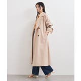 【定番人気】【撥水/UVケア】後ろタックトレンチコート スプリングコート | VIS  | 詳細画像3 