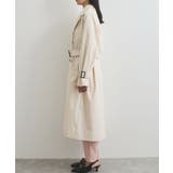 【定番人気】【撥水/UVケア】後ろタックトレンチコート スプリングコート | VIS  | 詳細画像32 