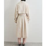 【定番人気】【撥水/UVケア】後ろタックトレンチコート スプリングコート | VIS  | 詳細画像33 