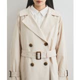 【定番人気】【撥水/UVケア】後ろタックトレンチコート スプリングコート | VIS  | 詳細画像34 