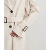 【定番人気】【撥水/UVケア】後ろタックトレンチコート スプリングコート | VIS  | 詳細画像36 